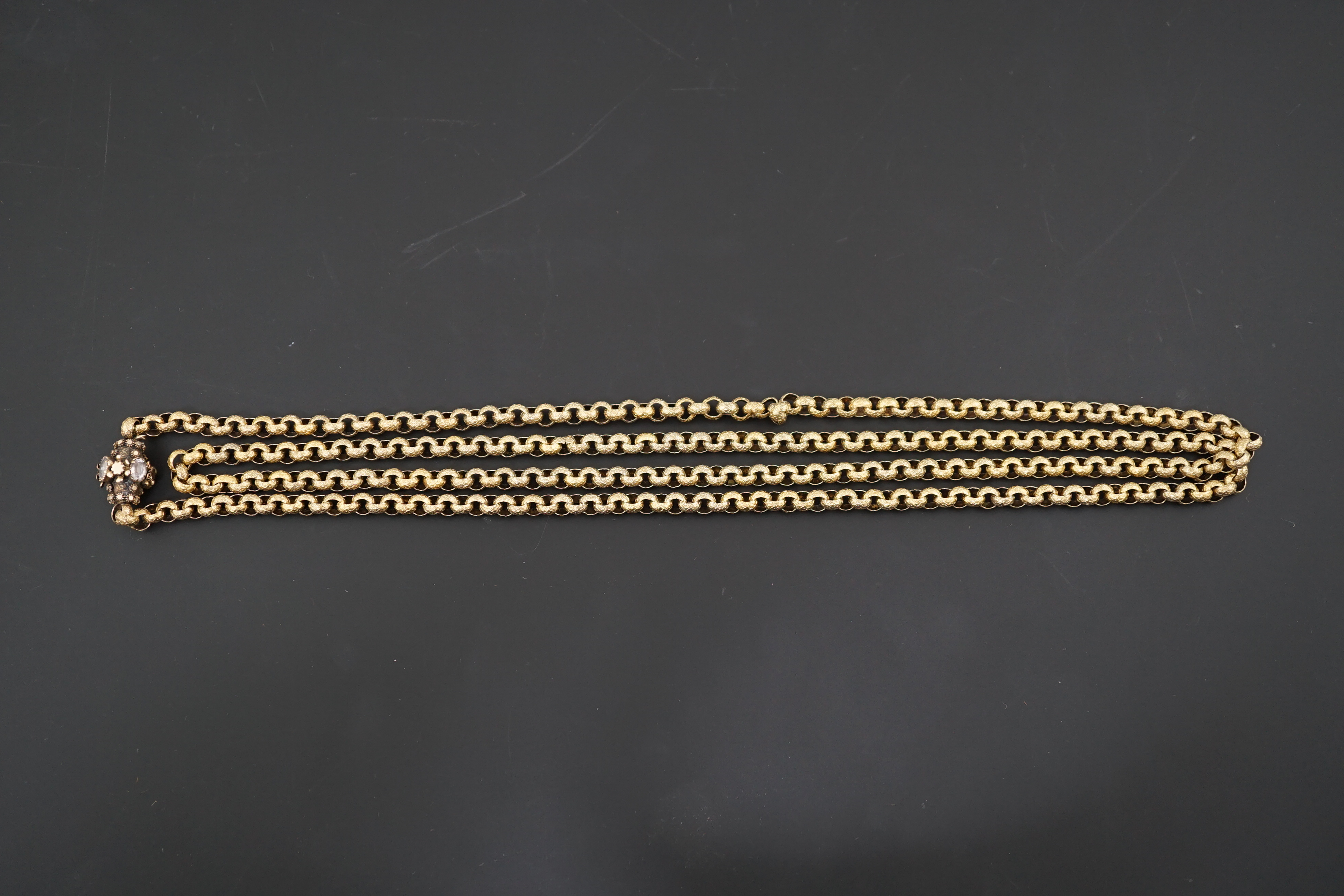 A George III gold guard chain